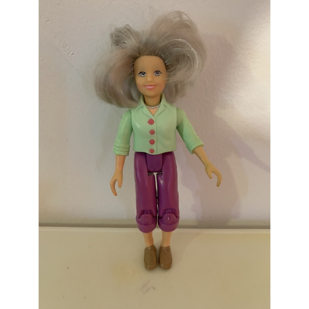 Fisher-Price Loving Family Dollhouse 2000 Grandma Grandmother Vintage